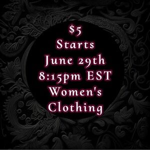 Women's Clothing Sale Announcement